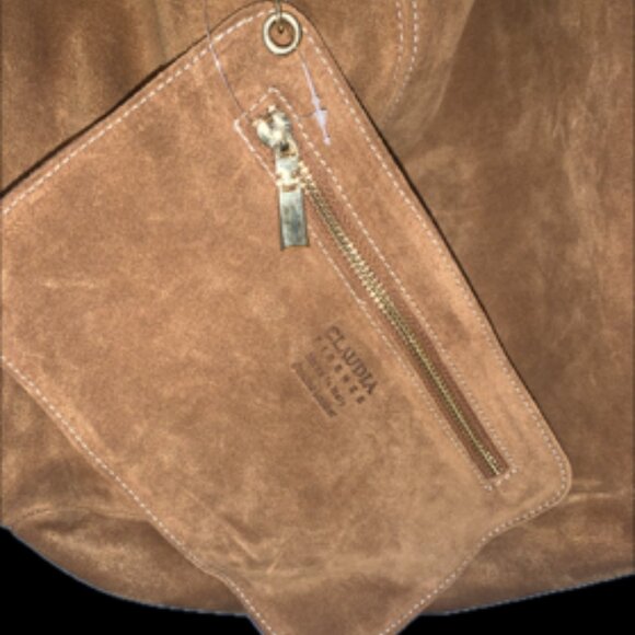 Claudia Firenze Suede Shoulder Bag - Picture 5 of 9